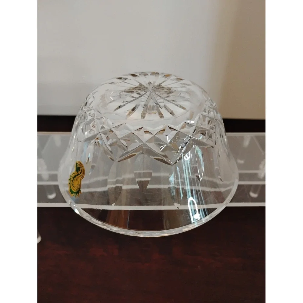 Waterford Crystal Small Nut Candy Bowl Handmade Ireland Cut Glass 4 Inch